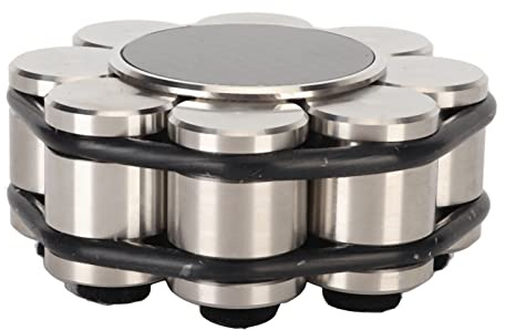 HiFi-Platten-Gewichtsstabilisator, Plattenspieler-Scheibe, Ausgewogenes Zubehör, Vibrationsdämpfung, Langlebiger und Stilvoller LP-Stabilisator mit Rutschfestem Pad