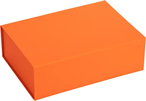 AdelDream Aufbewahrungs und Geschenkboxen Weihnachts Brautklebebox Faltbox ((B) 1 Stück, Orange)