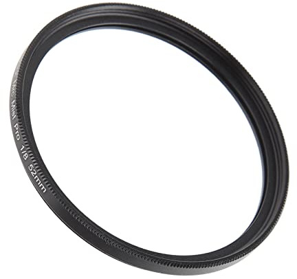 1/8 Kamerafilter, Schwarzer Nebelfilter, rutschfeste Textur für Stillleben (52MM)
