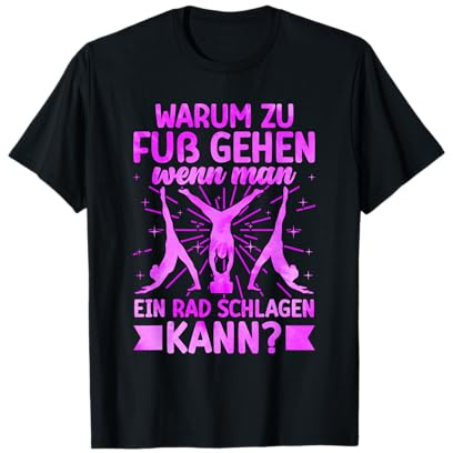 Gymnastik Turnen Akrobatik Bodenturnen Mädchen T-Shirt