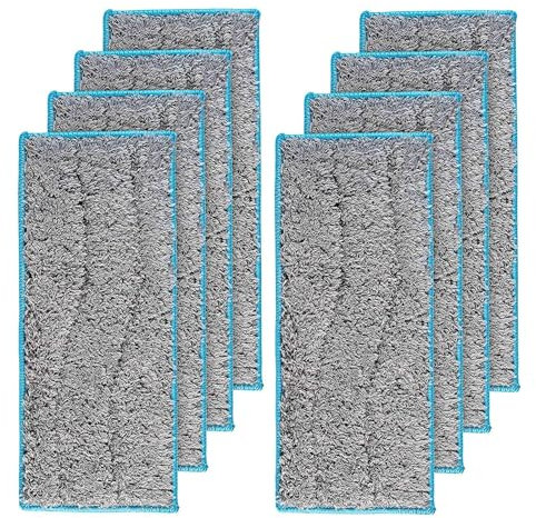 Lipski Mop Cloth Rag,Compatible For IRobot，Braava Jet M6 Robot Vacuum Washable Wet Mop Vacuum Cleaner Parts Replacement Kit Accessories (Color : 8pcs)