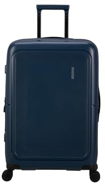 American Tourister Hartschalen-Trolley, mittelgroß, erweiterbar, mit 4 Lenkrollen und integriertem Schloss mit 3-stelliger Zahlenkombination mit TSA-Funktion, großes Hauptfach, elastische Gurte, 1549
