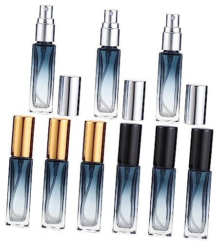 TOVINANNA 9stücke Teiliges Nachfüllbare Glas Parfümzerstäuber Feiner Sprühnebel Für Ätherische Öle Kosmetik Und Aromatherapie Kompakt Leicht Und Einfach Nachfüllbar