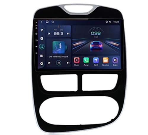 QASULER V1pro AI Voice Android Auto Radio, for Renault, Clio 4 2012-2016 Carplay 4G Car Multimedia GPS 2 Din Autoradio Audio Video Player(WIFI (1GB 16GB) A)