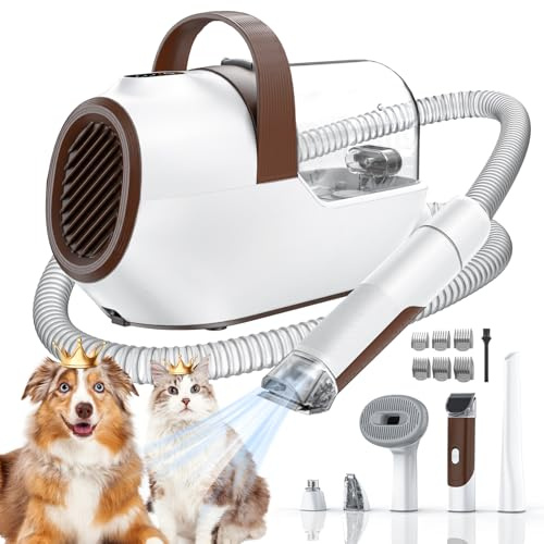 Dog Vacuum Brush for Shedding Grooming