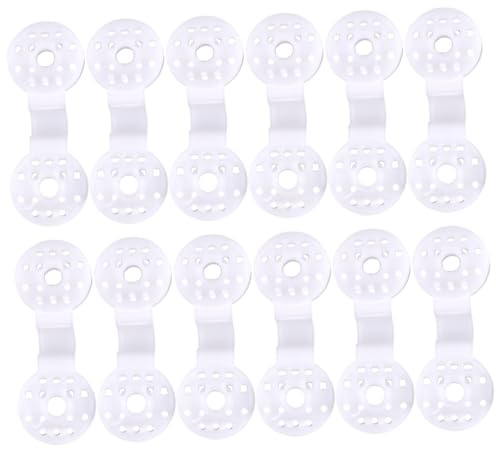 Abaodam 50 pièces Clips de Fixation pour Toile Ombre Pinces Légères Plastique pour Filet Anti-Insectes Fixation Pratique pour Jardin Serre et Protection Extérieure