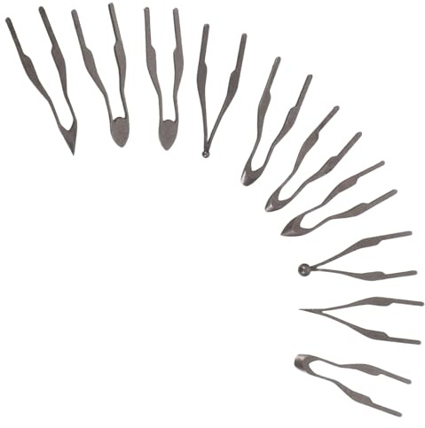 SHINEOFI 10 Piezas Consejos Sobre Herramientas De Pirograbado Herramienta Para Quemar Madera Consejos De Pirograbado Puntas De Soldadura Dark Grey