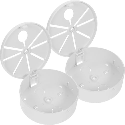 Boîte de Jonction Étanche Ronde 10mm en Plastique 2 Pièces