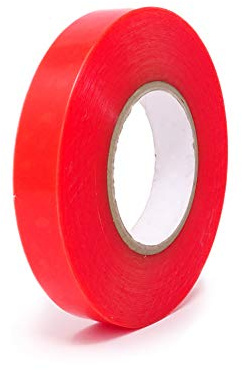 gws Doppelseitiges Klebeband 1 Rolle 25 mm x 50 m, extra stark haftend, transparentes Montageband, UV-beständig, universell einsetzbares Doppelklebeband, versch. Breiten 6-50 mm