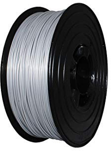 3D Drucker 1kg METALLIC Filament Rolle PLA 1,75mm Gold Grün Violett Silber Blau (Silber Metallic)