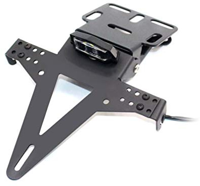 Motorrad Kennzeichenhalter/Nummernschildhalter Zaddox KH4 mit Beleuchtung
