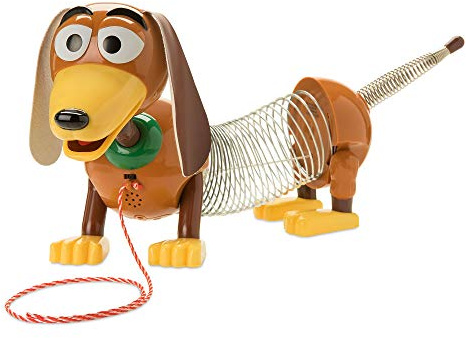Disney Store Official Slinky Dog Talking Action Figure, Toy Story, 27cm/11”, Soft-feel Ears and Spring Body that Stretches, Speaks Over 15 Film Phrases, Suitable for Ages 3+