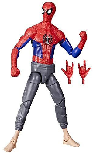 SPIDER-MAN Marvel Legends Series Across The Verse (Part One) 15 cm große Peter B. Parker Figur, 2 Accessoires