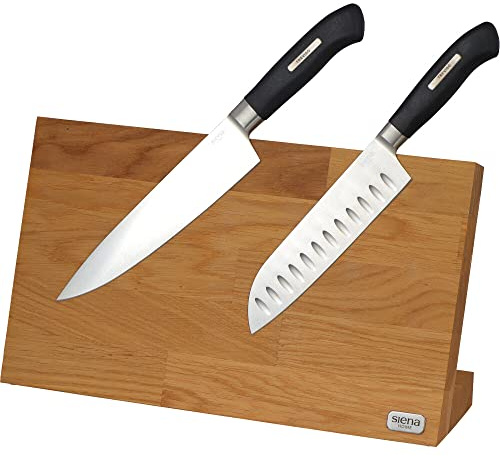 Siena Home Magnet-Messerblock Monza Eiche FSC® 100%