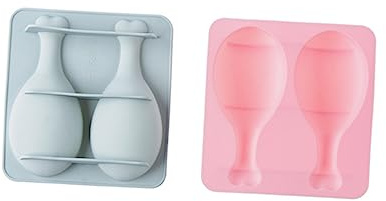 LIFKOME Silicone Cake Mold Chicken Leg Shape for Easy Demoulding and Cleaning 2pcs for DIY Baking and Professional Cake Shop Use and Cookie Making