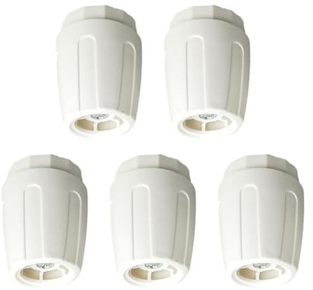 Folpus 5 Radiator Valve M30x1.5 Universal Fit White Long