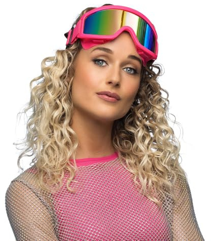 Boland - Skibrille für Kostüm und Party, stylische Brille für Festival, Karneval oder Apres Ski Mottoparty