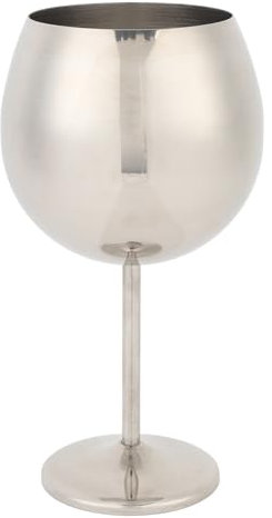 Oreilet 304 Bicchieri da Vino in Acciaio Inossidabile, Bicchieri da Vino Senza Grazia, Calici per Vino in Metallo per Cocktail Gambite per Bere Piscina per Matrimoni da Festa All'aperto