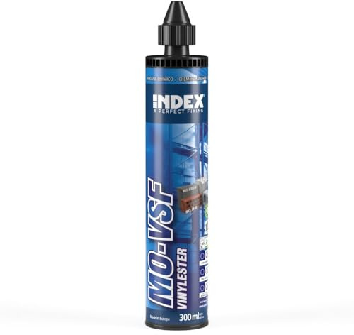 INDEX A PERFECT FIXING - MOVSF300 [MO-VSF] Taco químico de vinylester para cargas altas, Sin estireno, Homologado, Cartucho de 300 ml.