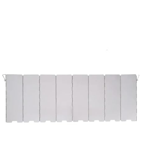 XPJYUA Paravento Fornello Campeggio Parabrezza Pieghevole for fornello a Gas da Esterno, Portatile, for Campeggio, Picnic e Cucina(8 Plates)