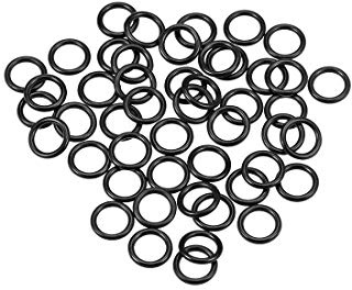 sourcing map Pack mit 50 Nitrilkautschuk O-ringe metrische Dichtung Dichtring 10mm Außendmr. 7mm Innendmr. 1,5mm breit