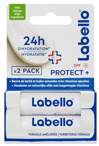 Labello - Lippenstift Protect + Spf15, 2 x 4,8 g Labello