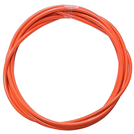 cyclingcolors Guaina cavo bici teflon 5mm filo freno cambio bicicletta mtb corsa strada, Arancione, 3m