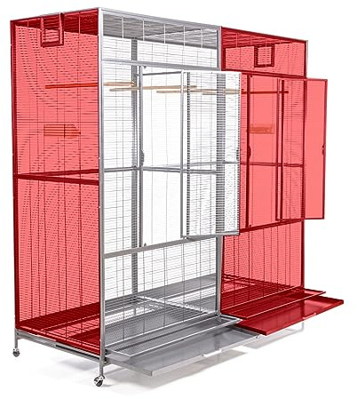 Montana Cages | Anbaukit für New Sydney I und II - ca. 90 x 70 cm | Platinum