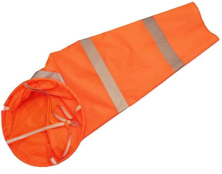 Supvox 4 Stück Windsack Windrichtung Socken Pavillon Windspinner Windsackstange Orangefarbener Windsack Windskulptur Ebene Außen Aufhänger Flughafenwindsäcke Im Freien Flagge Oxford-Stoff
