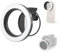 SMALLRIG Vibe P30 67mm Ring LED Video Light, Compact Bi-Color Light with High CRI ≥90, for 67mm Phone Mounts/Cases/Lenses, for Content Creation, Universal Threaded Filter Adapter Kit - 5203
