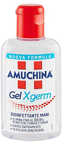 Set 6 AMUCHINA gel Igienizzante Mani X-germ 80 ml Disinfettanti e Igienizzanti