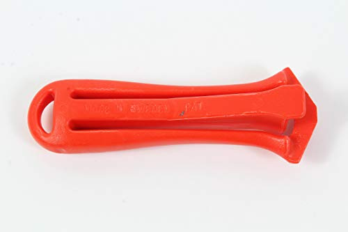 Husqvarna Feilengriff, 0,95 cm x 0,325 cm, Legierter Stahl, Rot