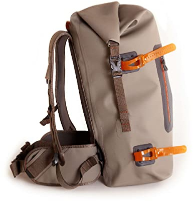fishpond Wind River Roll-Top-Rucksack, wasserdichter Angelrucksack, Angelrucksack, Angelrucksack, Rolltop-Rucksack, Eco Shale, Medium, Roll-Top