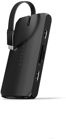 SATECHI USB-C Multiport Hub 9-in-1, Schwarz