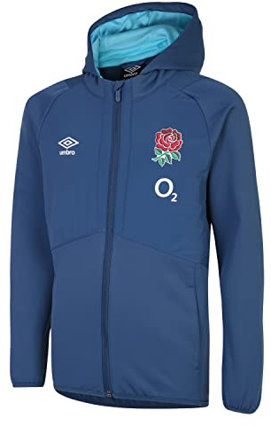 UMBRO England Jacke mit durchgehendem Reißverschluss (O2) Jnr, Ensign Blue/Junggesellenabschied, 146