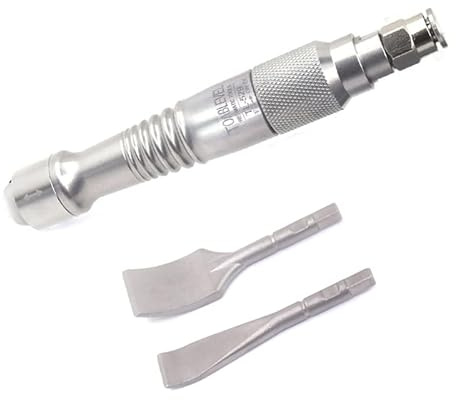 Micro Air Flux Chipper Tools Pneumatic Scraper Scaling Gas Shovel Sculpture Pry Oysters Shell With 2 chisels