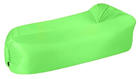 Surwin Wasserdichtes Aufblasbares Sofa,Tragbares Luft Sofa Aufblasbare, Air Lounger, Luftsofa Luftsack Für Outdoor, Strand, Reisen, Party, Camping Gadgets (Grün,70x185cm)