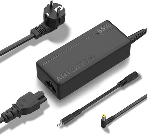 ANTWELON 65W Laptop Ladegerät Netzteil für ACER Aspire 3 5 E5 E3 E1 E15 E17 ES1 ES15 V3 V5 A315 A314 A315-51 A315-41 ADP-65VH ADP-65VH A11-065N1A Notebook 19V 3,42A 5,5*1,7mm Adapter Charger Netzkabel