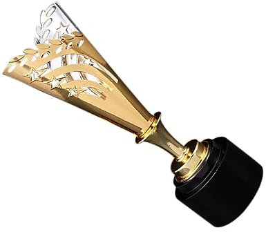 BESPORTBLE Premio di Medaglia Cava Commemorativa Metallo e o Placcato Stella Elegante Cristallo Lega Zinco, Decorazione Sportiva per Soggiorno Ufficio