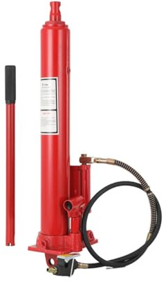 Hydraulischer Wagenheber 8T Hydraulikzylinder Karosseriepresse 3.8 Fuß | mit Handbuch, Karosseriepresse, Kolbenhohlheber, 3.8 Fuß Luftschlauch mit 1/4 Zoll Einlass für PKW und LKW