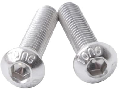 Aqxypas 5–100 Stück M6 Rundkopf 316 A4 Edelstahl ISO7380 Sechskant Innensechskant Linsenkopfschraube(25MM_30PCS M6)