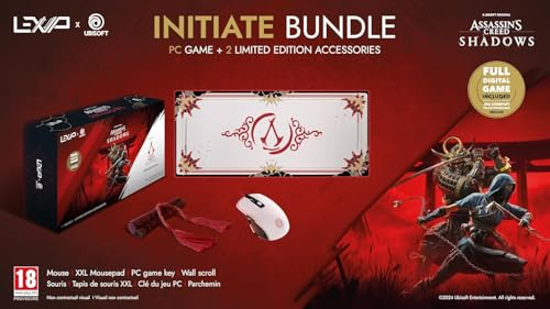 Lexip X Ubisoft Assassin's Creed Shadows Initiate Box - PC Game, Mouse & Mat