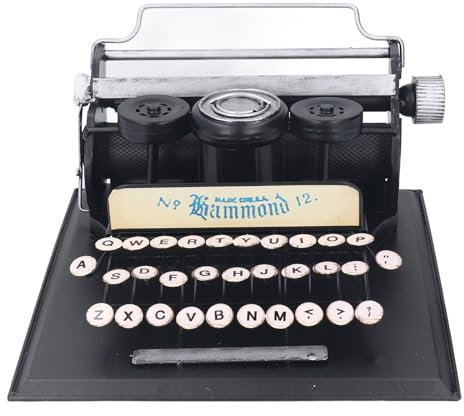 Srliya Vintage Schreibmaschine Spielzeug Modell Vintage Schreibmaschine Modell Dekoration Eisen Hand Polieren Vintage Schreibmaschine Modell