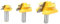 Bit Router di Blocco a Blocchi da 45 Gradi, Router Router a 45 Gradi Gambo Blocco Metro Giunto Giunto Router 3pcs 45 Gradi 1/2 Bit Router Set di Boschi Taglieria