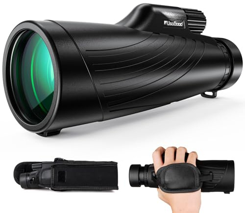 Usogood 12×56 Monokular Teleskop, fernrohr mit BAK4-Prisma und FMC-Beschichtung HD Fernrohr Erwachsene für Vogelbeobachtung, Jagd, Outdoor Sport und Reisen