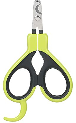 Coupe-griffes professionnel pour chat, chaton, hamster et animaux de petite race, jaune