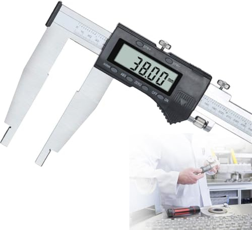 Digital SkjutmåTt 0-800 Mm/31,5 Tum Stort Intervall LåNgkäKsskjutmåTt MäTverktyg, Rostfritt StåL Inner/UtväNdig Elektronisk Vernier-Mikrometer Med Lcd-SkäRm FöR SmyckesmäTning Och 3d-Utskrift
