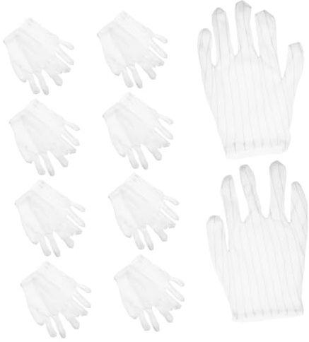 MAGICLULU 200pcs Anti-static Dot Grip Gloves Washable Electrostatic Gloves Work Protective Set Non-slip Dots Sturdy Anti-static for Computer Repair and Electronic Assembly
