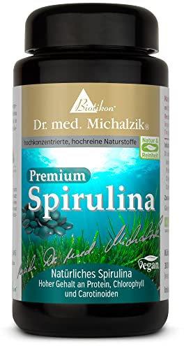 Spirulina Premium nach Dr. Michalzik, 2400 mg Spirulina, 300 Presslinge | 2400 mg Spirulina • eigene deutsche Produktion • ohne Zusätze