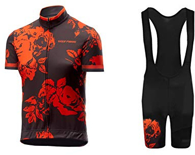 UGLY FROG Frühling Kurzarm Radtrikot Set Frühling Thermische Fahrradbekleidung 3D Gepolsterte Hosen MTB